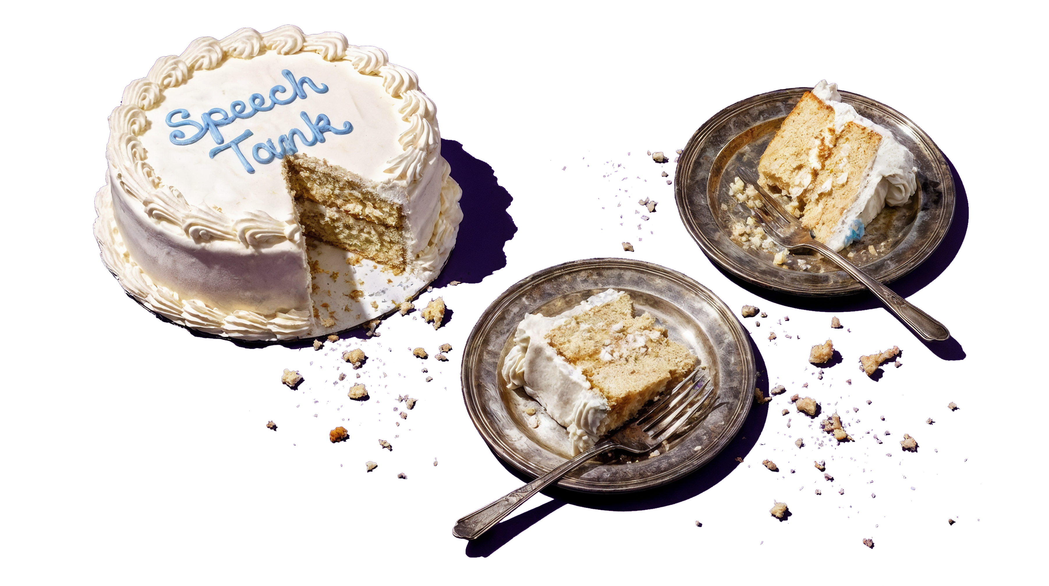 Speech Tank wedding cake