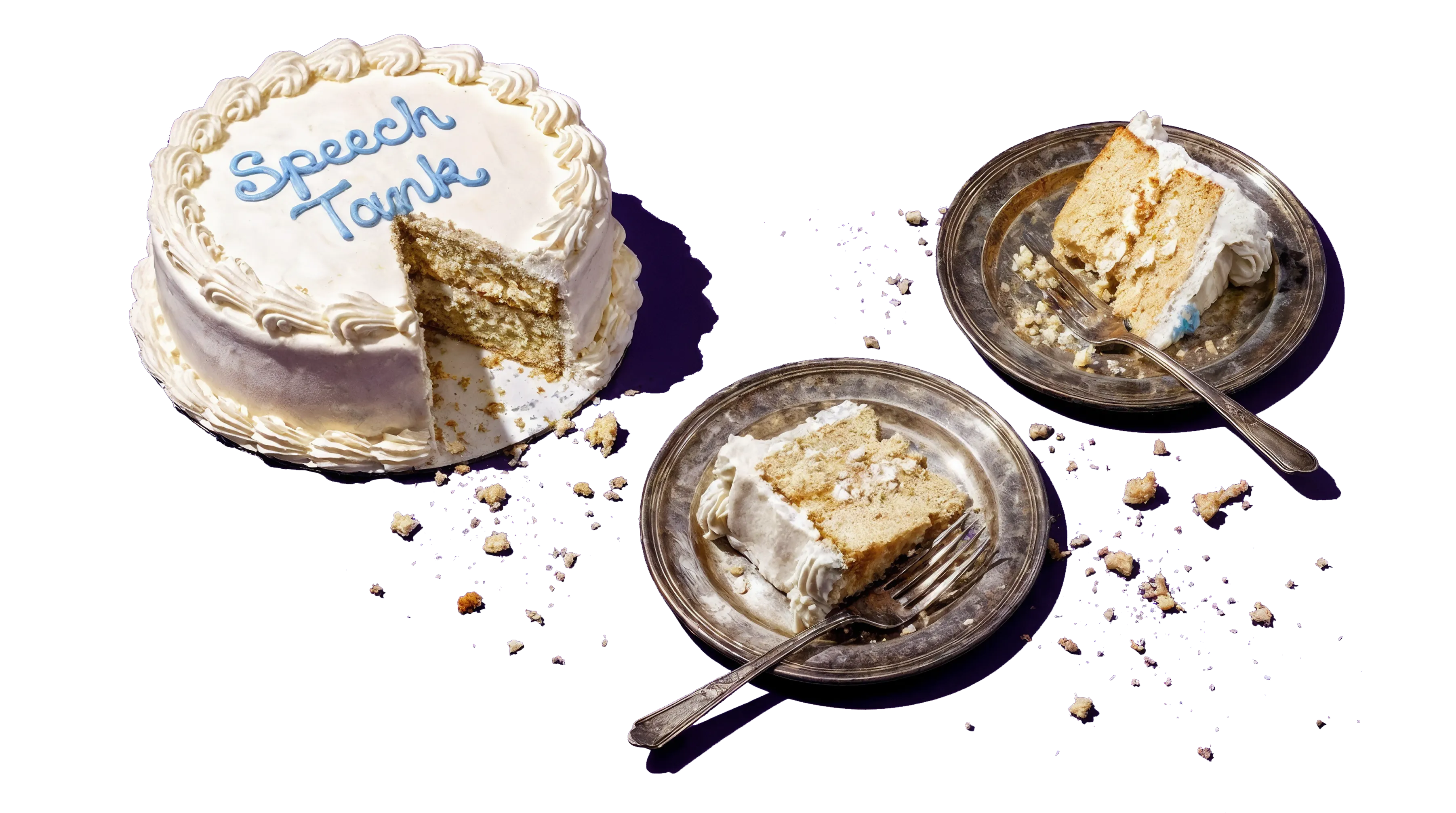 Speech Tank wedding cake